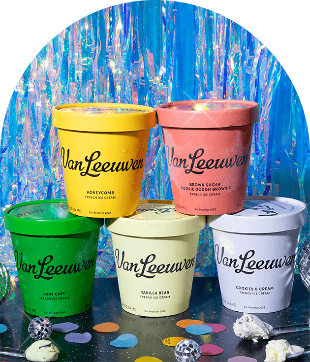 5 pints of ice cream